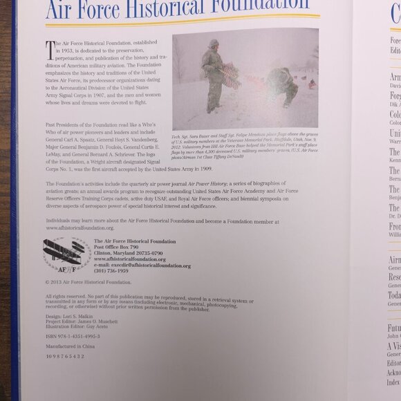 Air Force Historical Book‎ Leather Bound - Picture 14 of 14